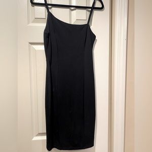 Black bodycon dress